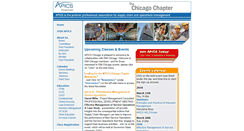 Desktop Screenshot of apics-chicago.org