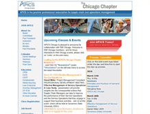 Tablet Screenshot of apics-chicago.org